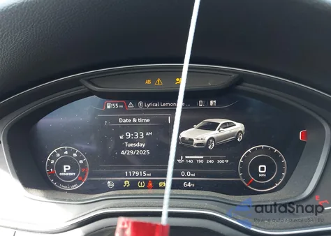 2018 Audi A5 2.0T Premium z USA, uszkodzony, nr VIN WAUTNAF52JA000873